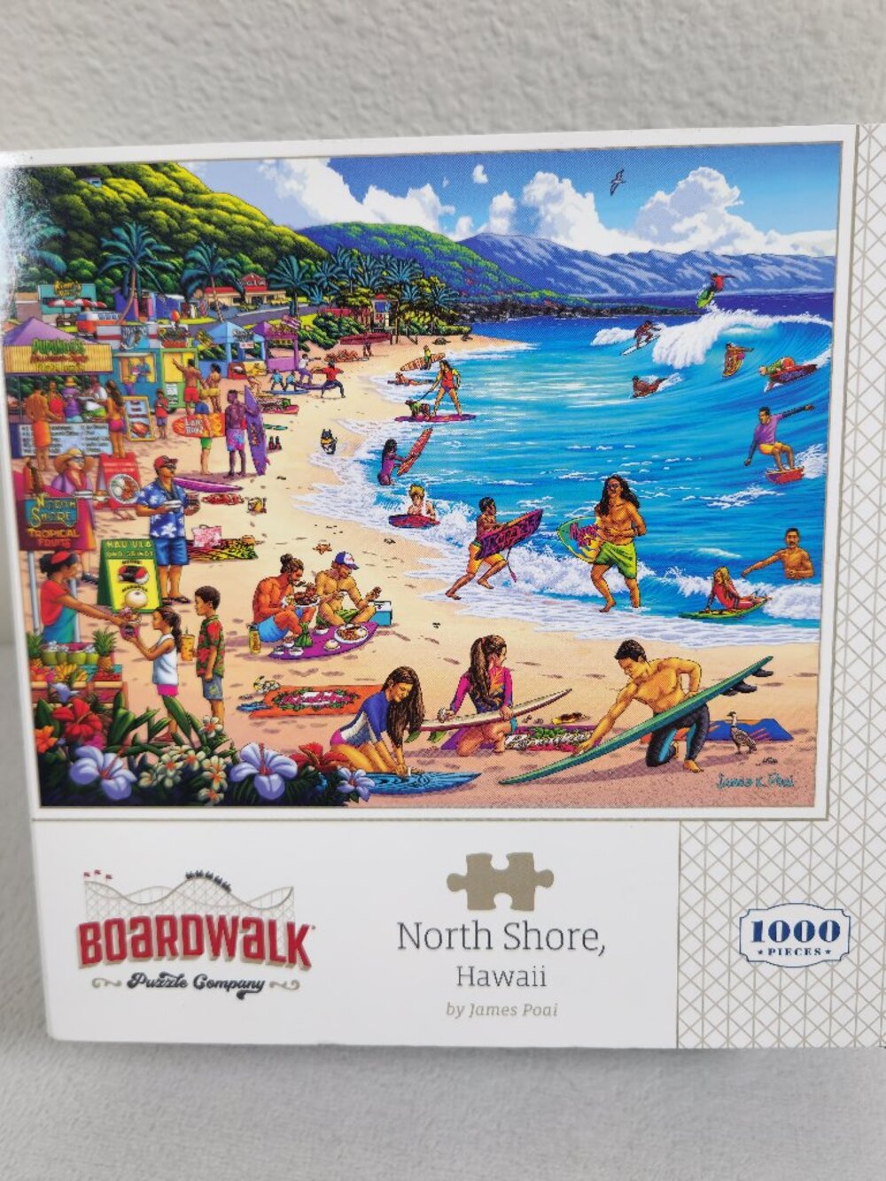 North Shore Hawaii Jigsaw Puzzle Boardwalk Puzzle Company 1000 Pieces Beach Fun